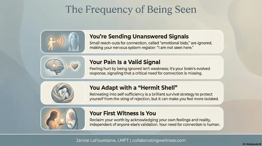 feeling invisible infographic