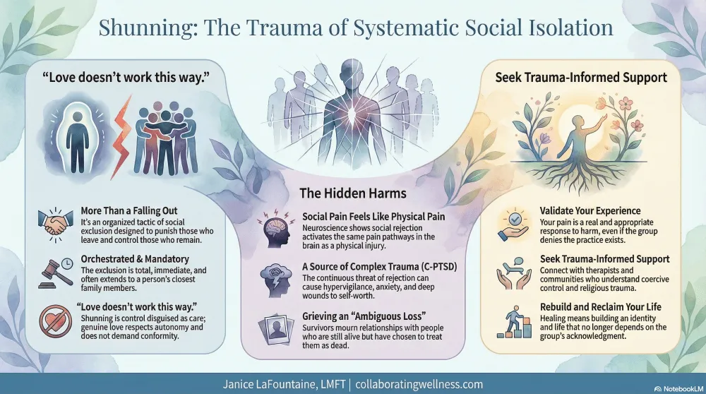 shunning trauma and hidden harms