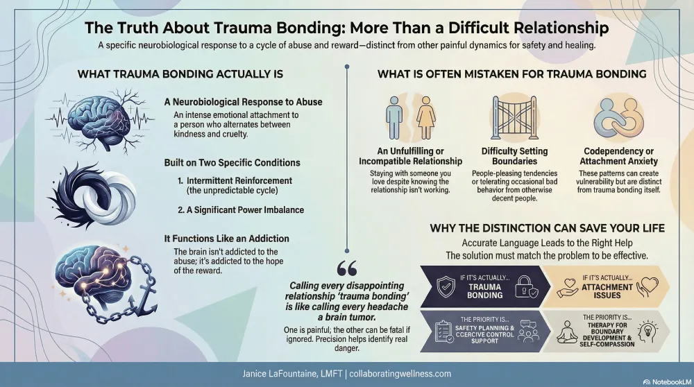 the truth about trauma bonding